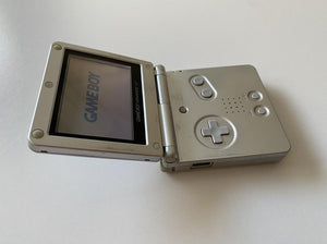 Nintendo Game Boy Advance GBA SP Console Silver Platinum Boxed