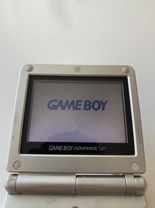 Nintendo Game Boy Advance GBA SP Console Silver Platinum Boxed