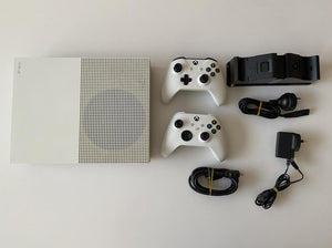 Microsoft Xbox One S 1TB Console and 2 Controllers