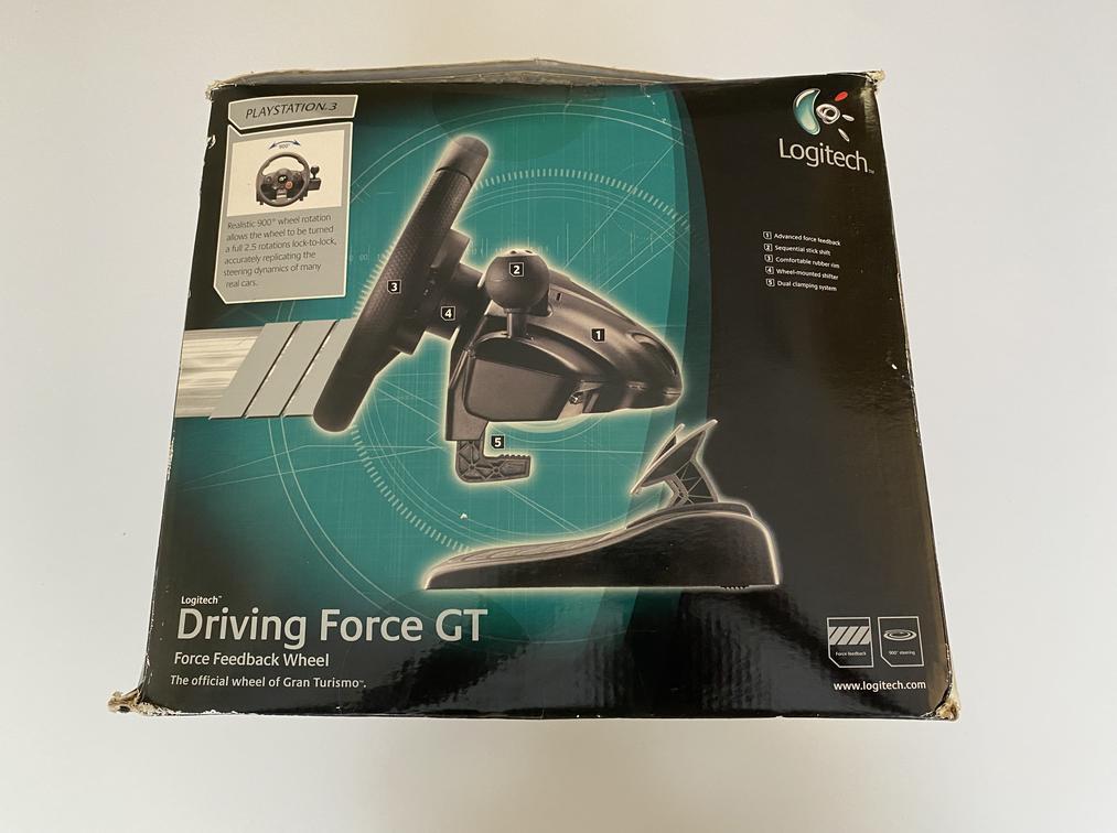 driving force gt pedale Logitech Driving Force GT Force Feedback Wheel and Pedal for PC & PS3