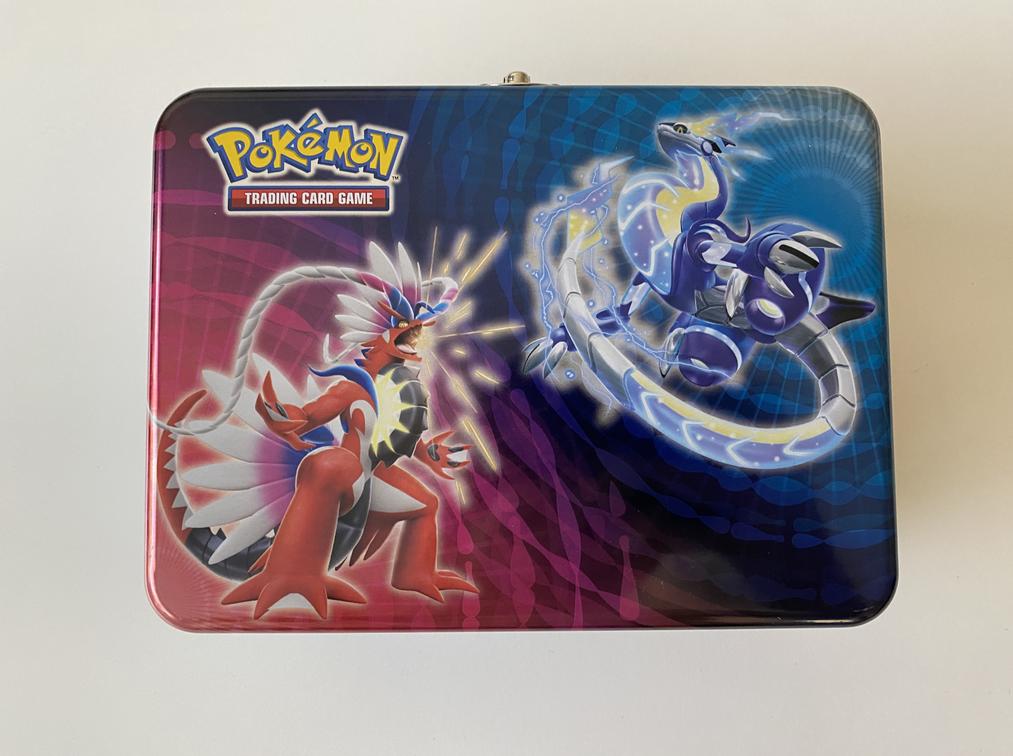Pokemon Collector Chest Lunchbox Tin 2023 Koraidon Miraidon EMPTY Pald | GameFleets Pokemon Collector Chest Lunchbox Tin 2023 Koraidon Miraidon EMPTY Pald | GameFleets