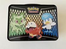 Load image into Gallery viewer, Pokemon Collector Chest Lunchbox Tin 2023 Koraidon Miraidon EMPTY Paldea Evolved