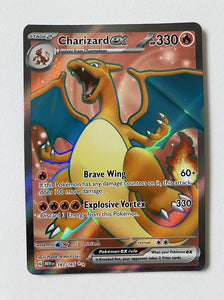 Charizard EX 183/165 Holo Ultra Rare Pokemon 151 NM English