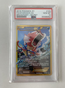 Gyarados EX 123/122 Full Art Secret Rare Breakpoint PSA 10