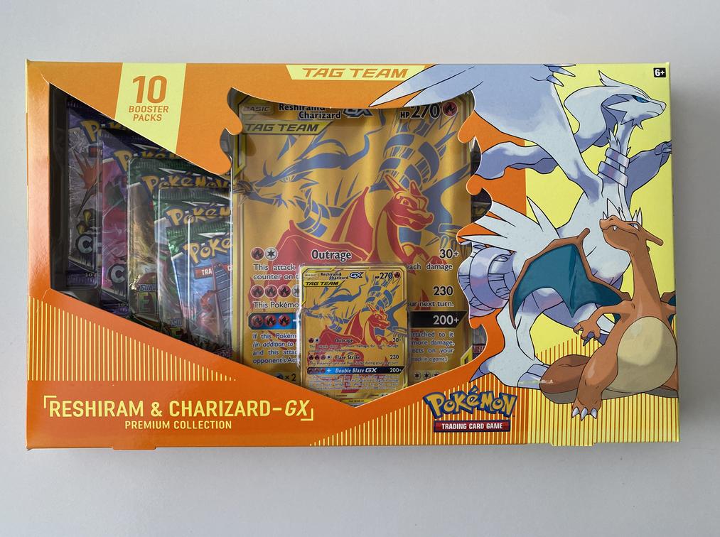 Pokemon TCG Tag Team Reshiram & Charizard GX Premium Collection