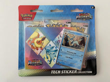 Load image into Gallery viewer, Pokemon TCG Prismatic Evolutions Tech Sticker Collection 3 Set