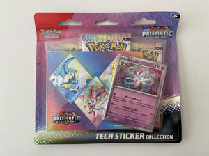 Pokemon TCG Prismatic Evolutions Tech Sticker Collection 3 Set