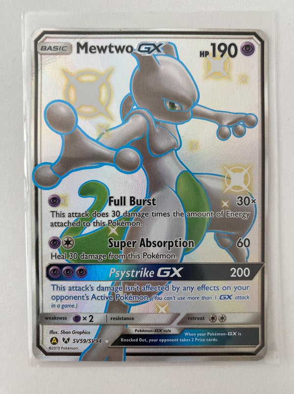 Mewtwo SV59/SV94 Full Art Hidden Fates Shiny Vault