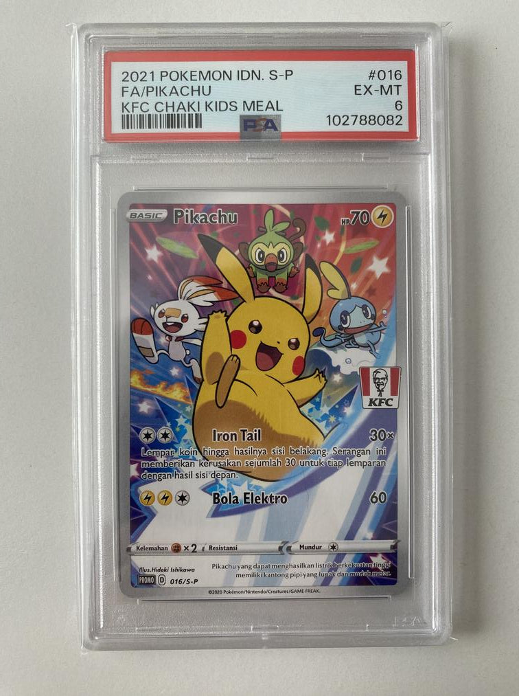Pikachu 016/S-P KFC Chaki Kids Meal Indonesian Promo PSA 6