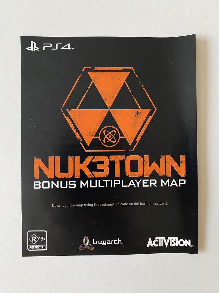 NukeTown Nuk3town DLC Sony PlayStation 4 PS4 Call of Duty III