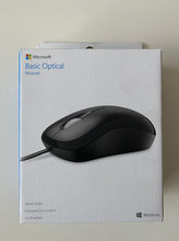 Load image into Gallery viewer, Microsoft Basic Optical Wired USB Mouse Black