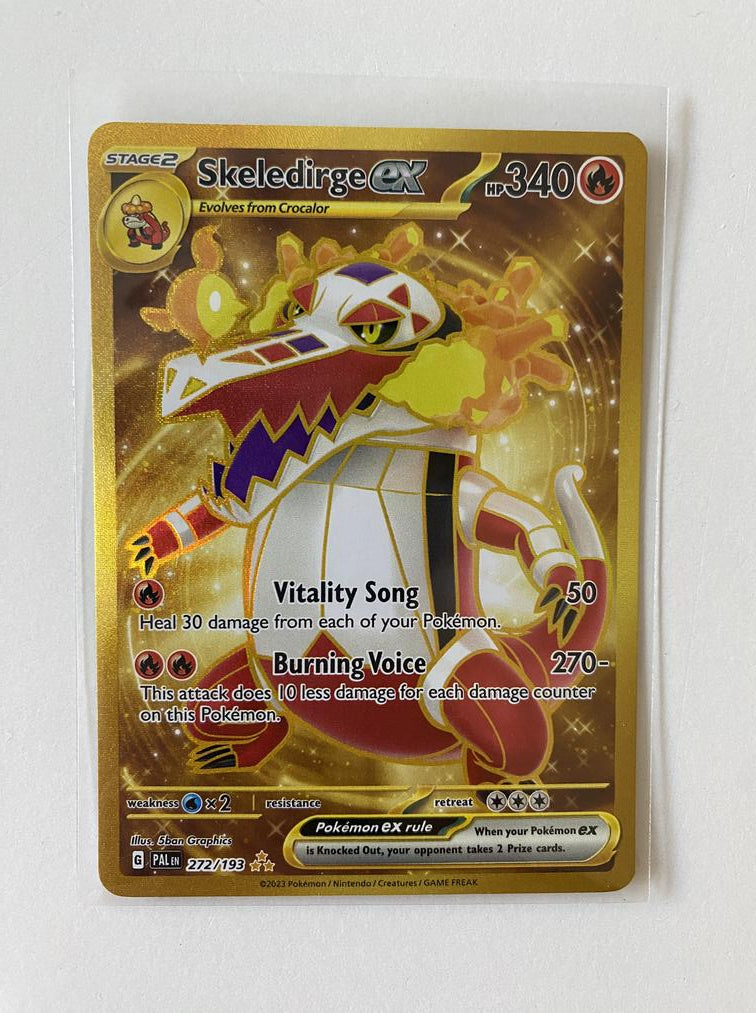 Skeledirge EX 272/193 Gold Hyper Rare Paldea Evolved