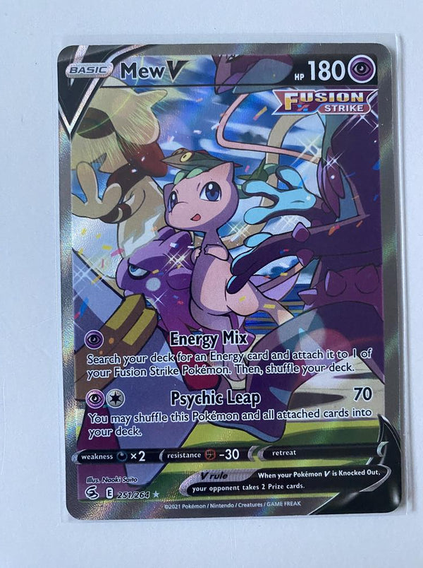 Mew V 251/264 Alternate Art Fusion Strike