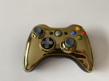 Load image into Gallery viewer, Microsoft Xbox 360 Wireless Controller Chrome Gold