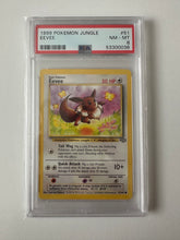 Load image into Gallery viewer, Eevee 51/64 Jungle Set Unlimited PSA 8