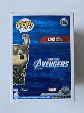 Load image into Gallery viewer, Loki With Scepter 985 The Avengers Glows In The Dark Funko Pop Vinyl