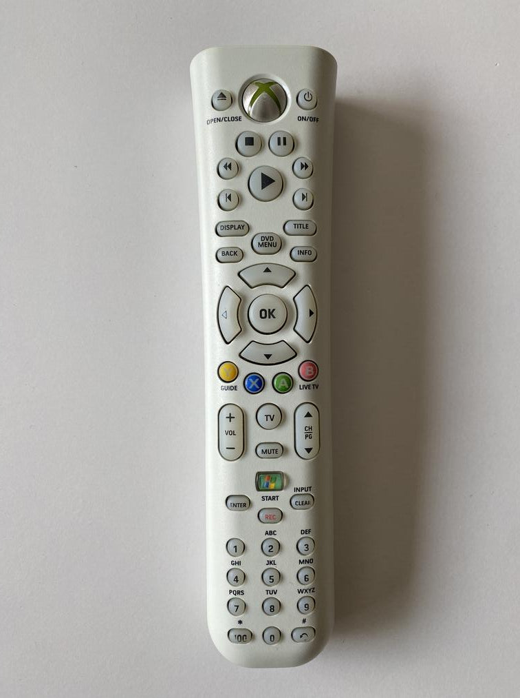 Xbox 360 Media Remote Control Wireless White