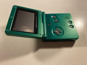 Nintendo GameBoy Advance GBA SP Console Custom Rayquaza Green