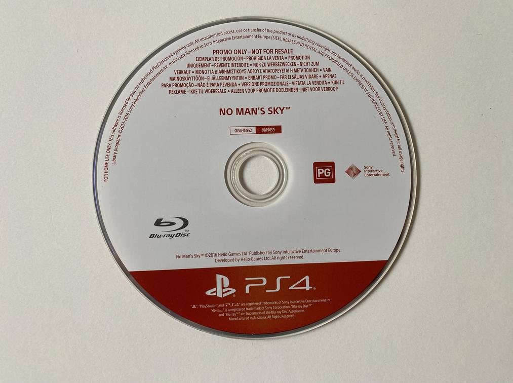 No Man's Sky Promo Disc