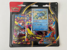 Load image into Gallery viewer, Pokemon TCG Mega Evolution Three Booster Blister Pack Golduck