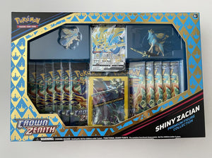 Pokemon TCG Shiny Zacian & Zamazenta Premium Figure Collection Pair