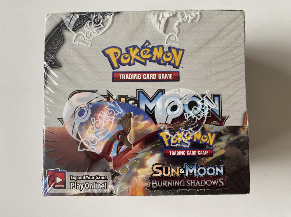 burning shadows pokemon booster box Pokemon TCG Sun & Moon Burning Shadows Booster Box w Acrylic Case