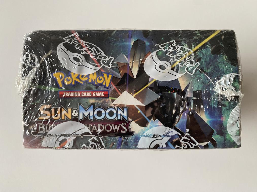 Pokemon TCG Sun & Moon Burning Shadows Booster Box w Acrylic Case