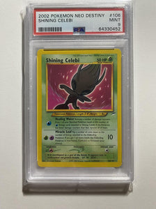 Shining Celebi 106/105 Neo Destiny PSA 9