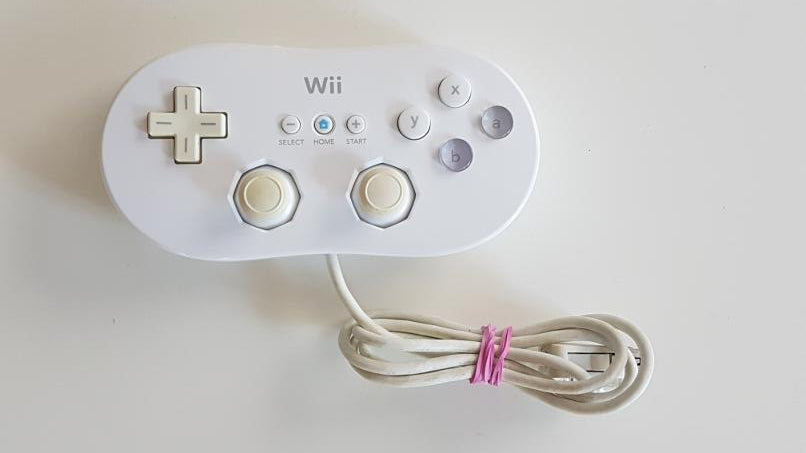 Genuine Nintendo Wii Classic Controller Remote White