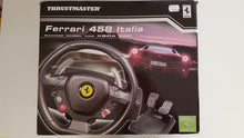 Load image into Gallery viewer, Thrustmaster Ferrari 458 Italia Racing Wheel For PC &amp; Xbox 360 Boxed