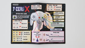 F-zero X (Cartridge and manual)