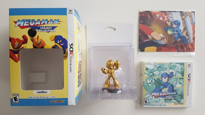 Mega Man Legacy Collection Amiibo Amiibo Mega Man Gold
