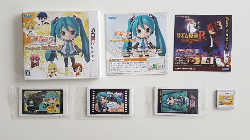 Nintendo Project Mirai Ar Cards Hatsune Miku And Future Stars