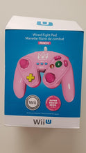 Load image into Gallery viewer, Princess Peach Nintendo Wii U Wired Fight Pad Boxed