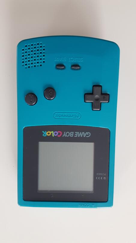 Nintendo Game Boy Color GBC Teal Blue