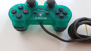 PlayStation 1 (PS1) Dualshock Analog Controller - Clear Transparent Green