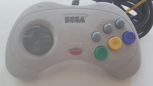 Sega Saturn Grey White Controller HSS-0101