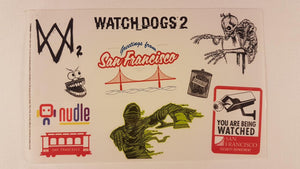 Watch Dogs 2 PS4 Xbox One Postcards, Envelope, Map & Stickers
