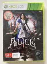 Load image into Gallery viewer, Alice Madness Returns Microsoft Xbox 360 PAL