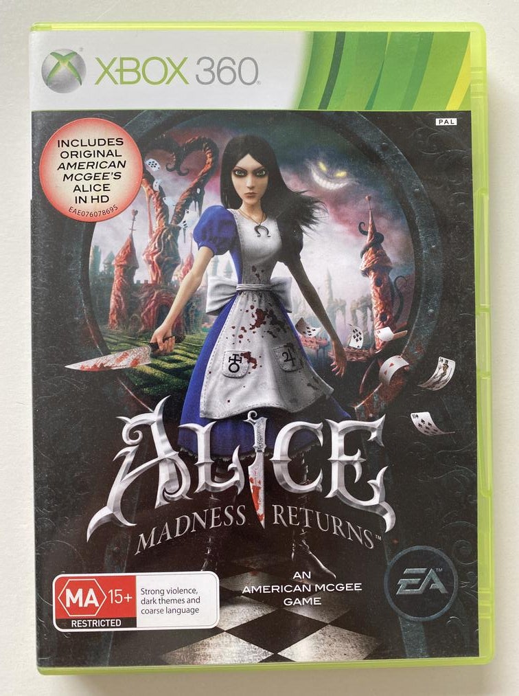 Alice Madness Returns Microsoft Xbox 360 PAL