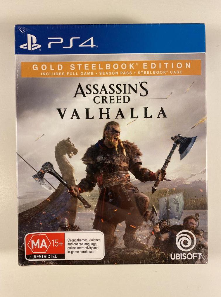 Assassin's Creed Valhalla Gold Steelbook Edition Sony PlayStation 4