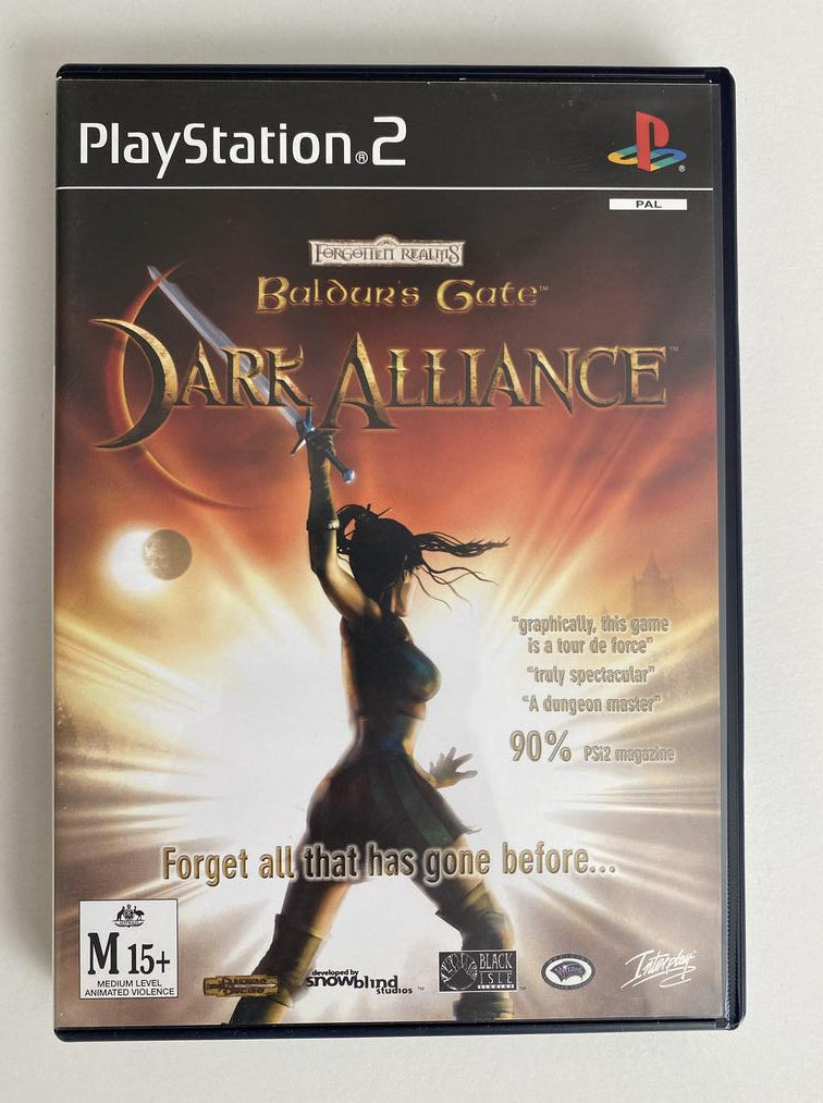 Baldur's Gate Dark Alliance Sony PlayStation 2 PAL