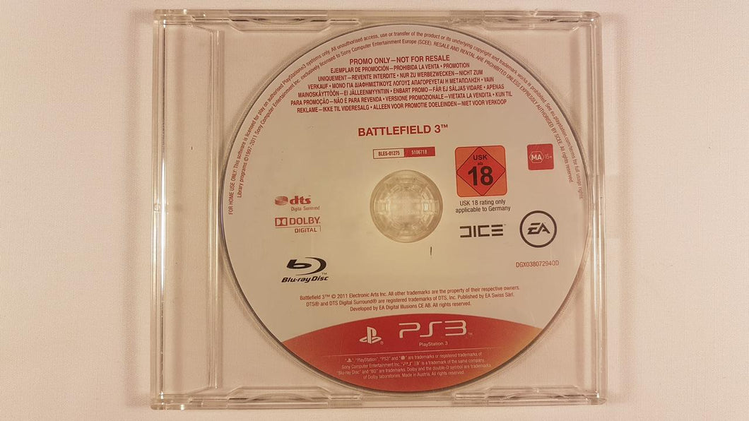 Battlefield 3 Promo Disc