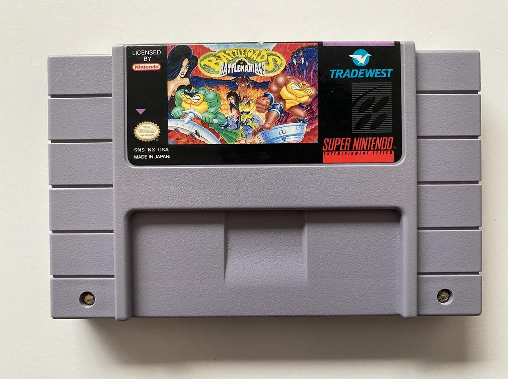 Battletoads in Battlemaniacs Nintendo SNES