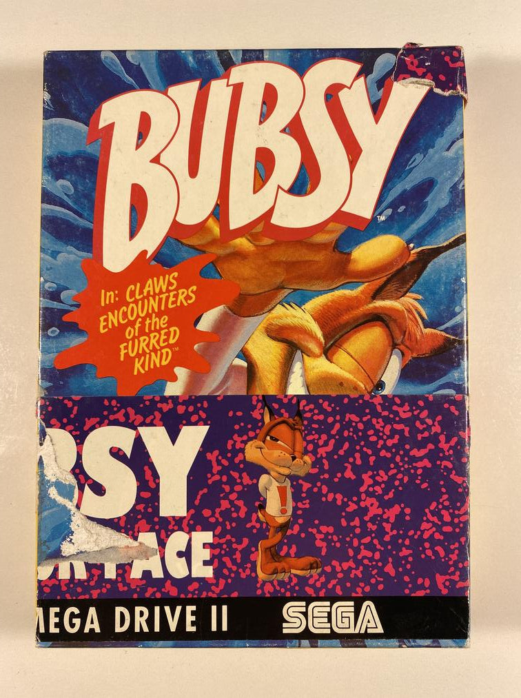 Jeu Bubsy Sur Sega Mega Drive – Version Complète PAL (occasion, état Correct)