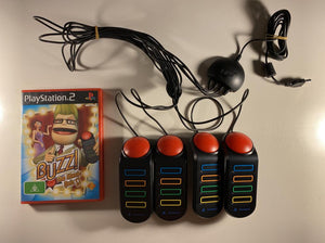 Buzz! The Music Quiz and 4x Buzzer Remotes Boxed
