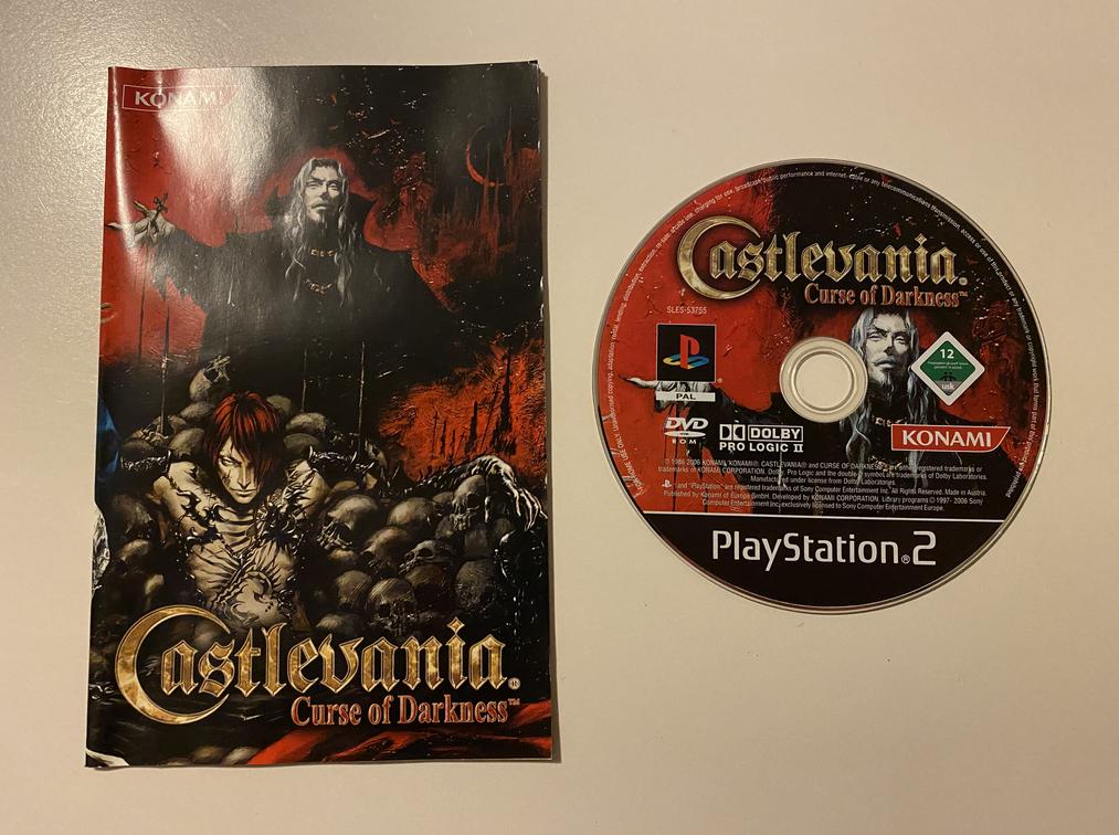Sony PlayStation 2 â Castlevania: Curse of Darkness, PAL version, in original box with instruction Sony PlayStation 2 â Castlevania: Curse of Darkness, PAL version, in original box with instruction