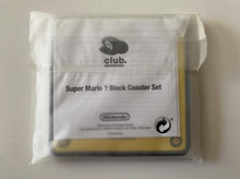 Load image into Gallery viewer, Club Nintendo Super Mario ? Block Coaster Set