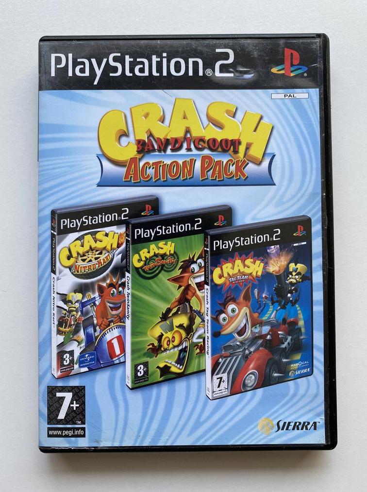 Crash Bandicoot Action Pack Sony PlayStation 2