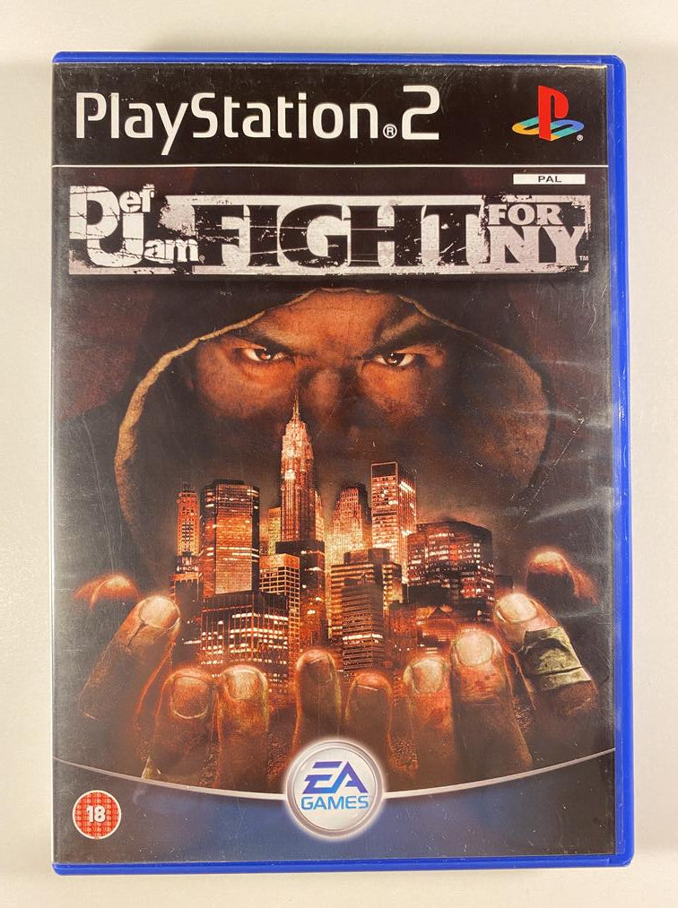 Def Jam Fight for NY (Sony PS2) ARTWORK AND MANUAL! NO GAME!!